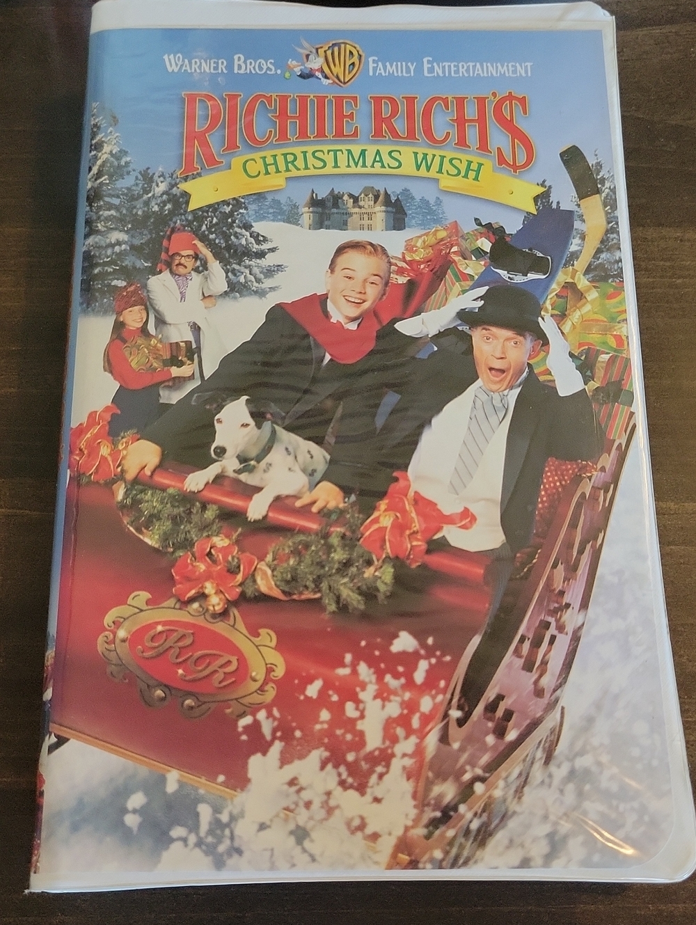 Warner Bros. Richie Rich's Christmas Wish VHS - Red, Blue, White